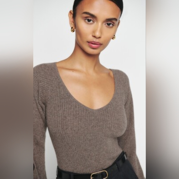 Reformation cashmere heart sweater (brand new) - Picture 2 of 3